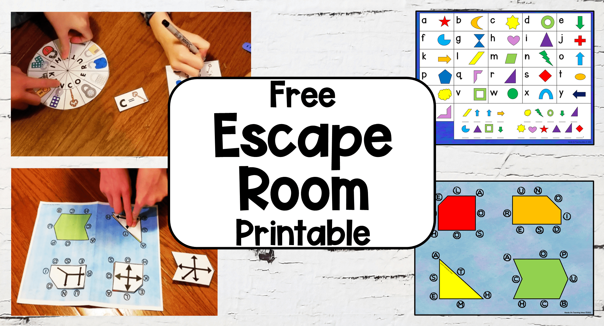 Free Printable Escape Room For Kids inside Free Printable Escape Room Kit Pdf