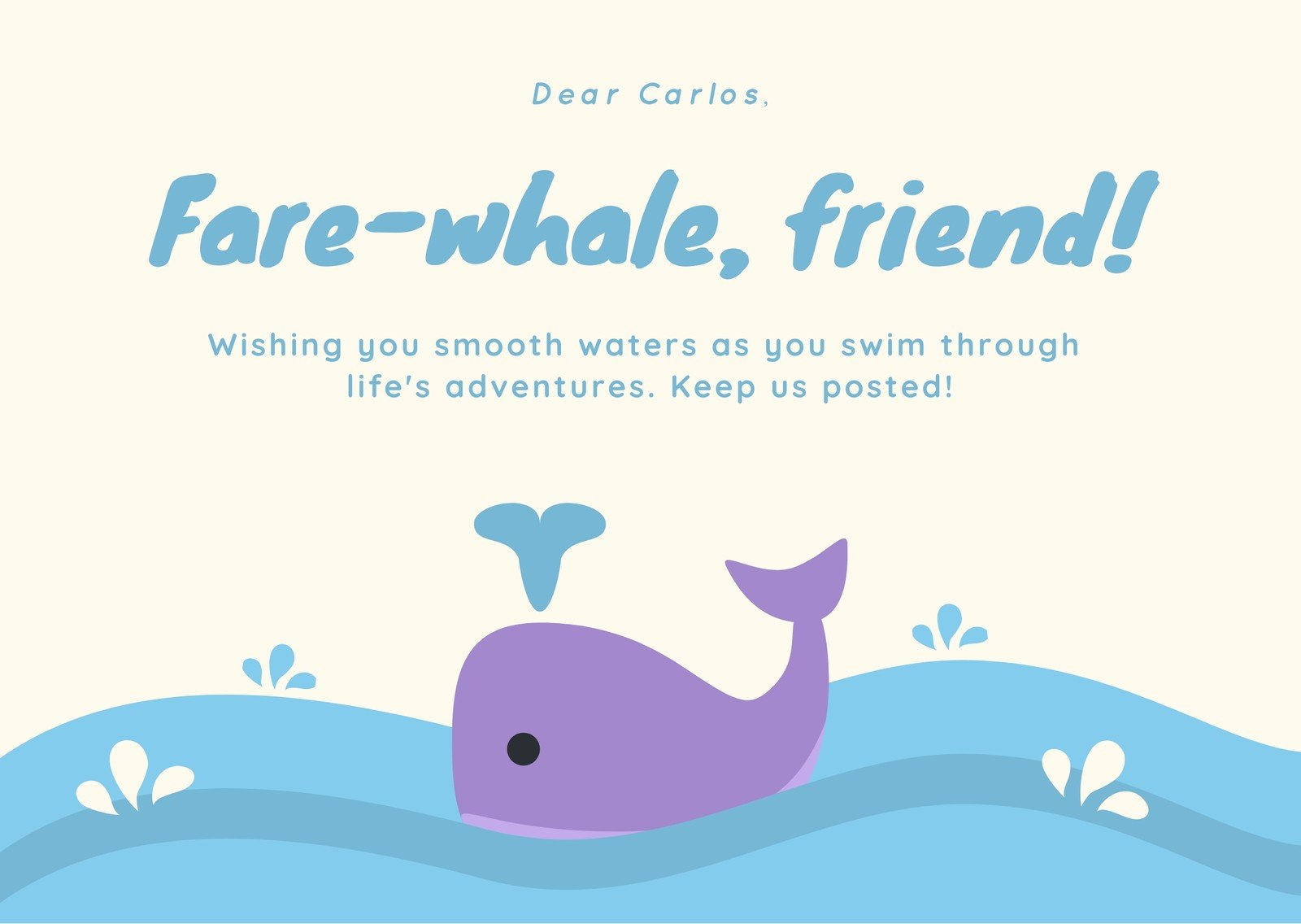 Free, Printable Farewell Card Templates To Personalize Online | Canva intended for Free Printable Farewell Card For Coworker