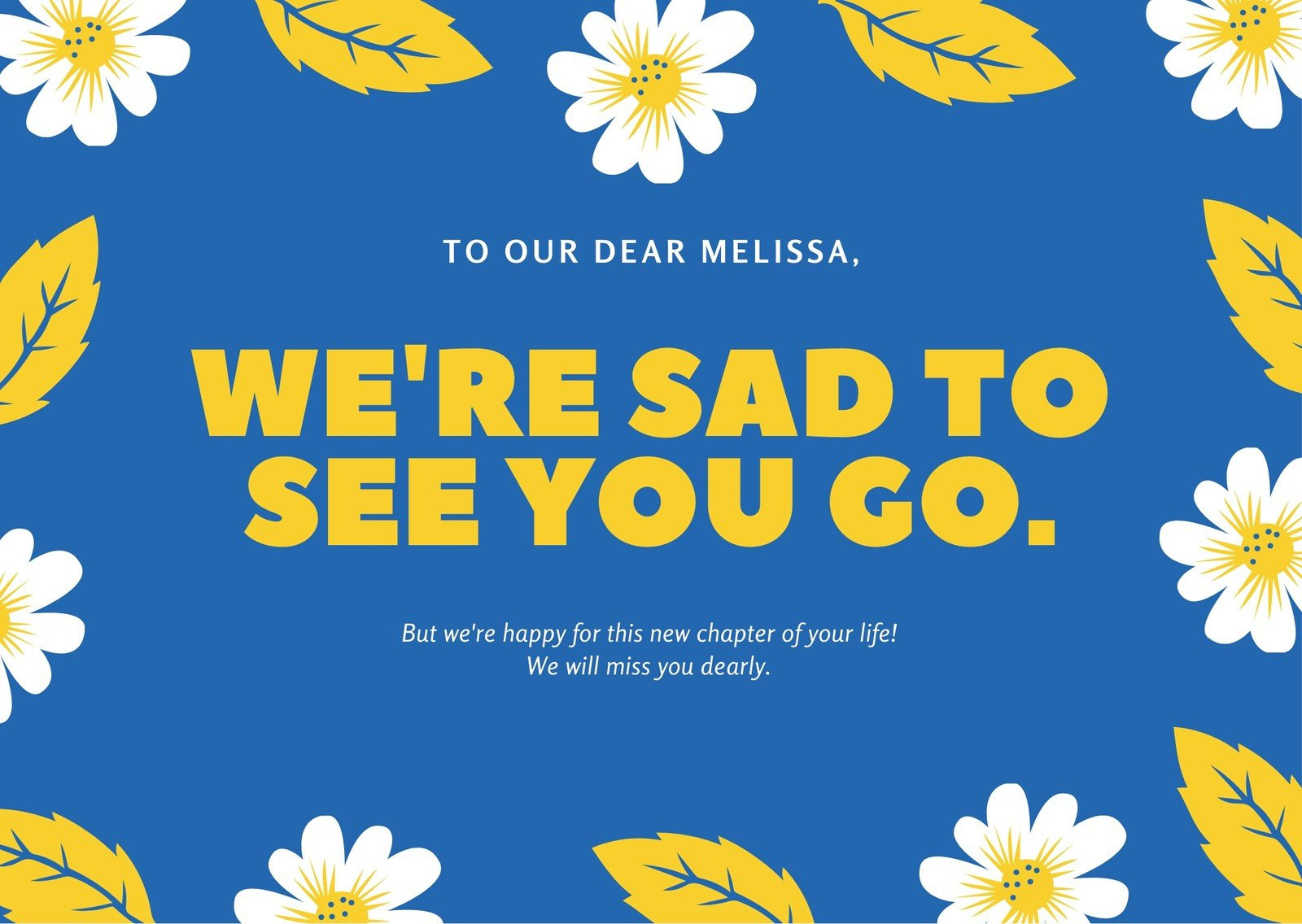 Free, Printable Farewell Card Templates To Personalize Online | Canva with We Will Miss You Cards For Coworker Printable Free