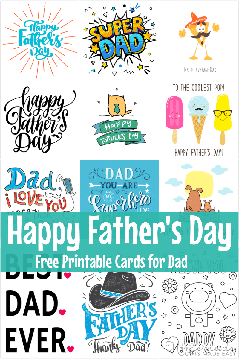 Free Printable Father'S Day Cards 2025 within Free Printable Fathers Day Card