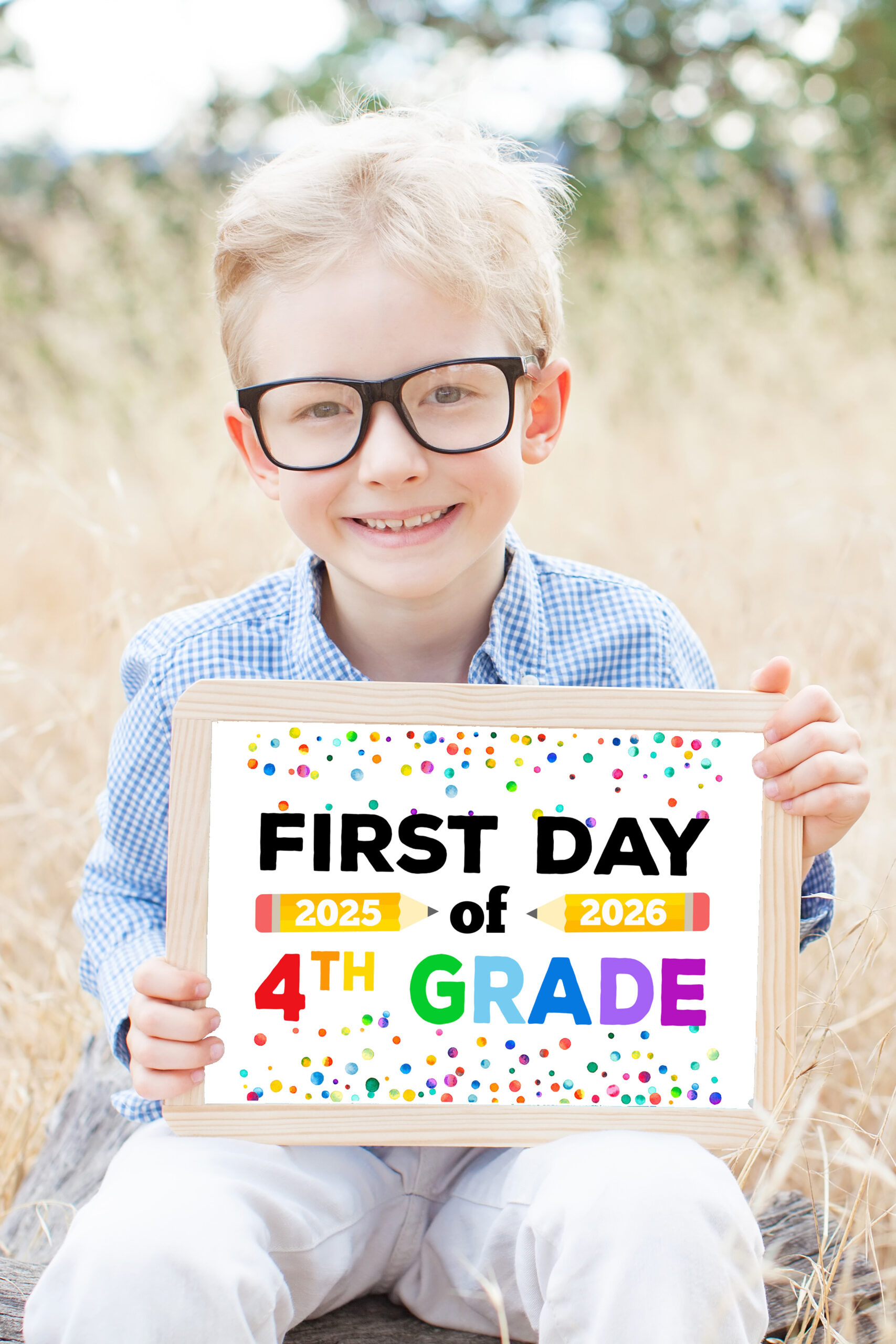 Free Printable First Day Of School Signs 2025-26 - Happiness Is with regard to First Day Of School Sign Free Printable
