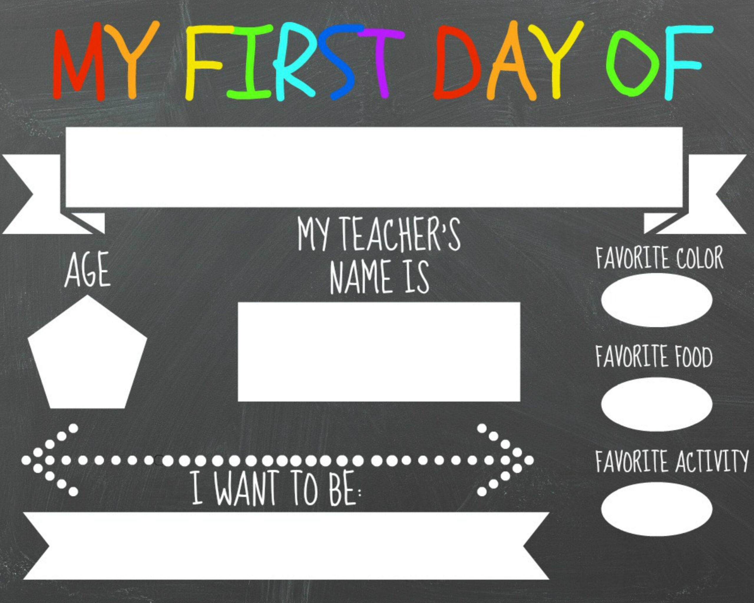 Free Printable First Day Of School Signs - Sincerely Saturday pertaining to Free First Day Of School Printables 2018