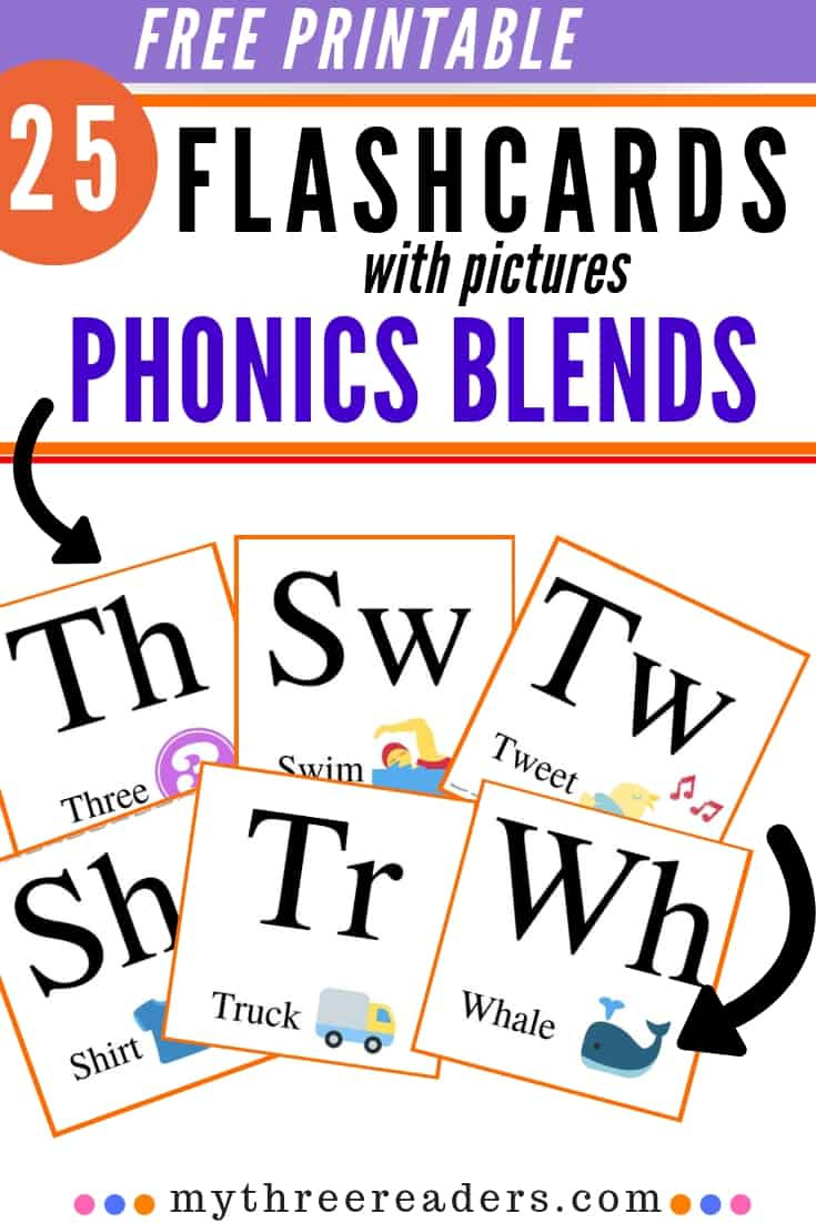 Free Printable Flashcards With Pictures - 25 Consonant Blends For with regard to Free Printable Blending Cards