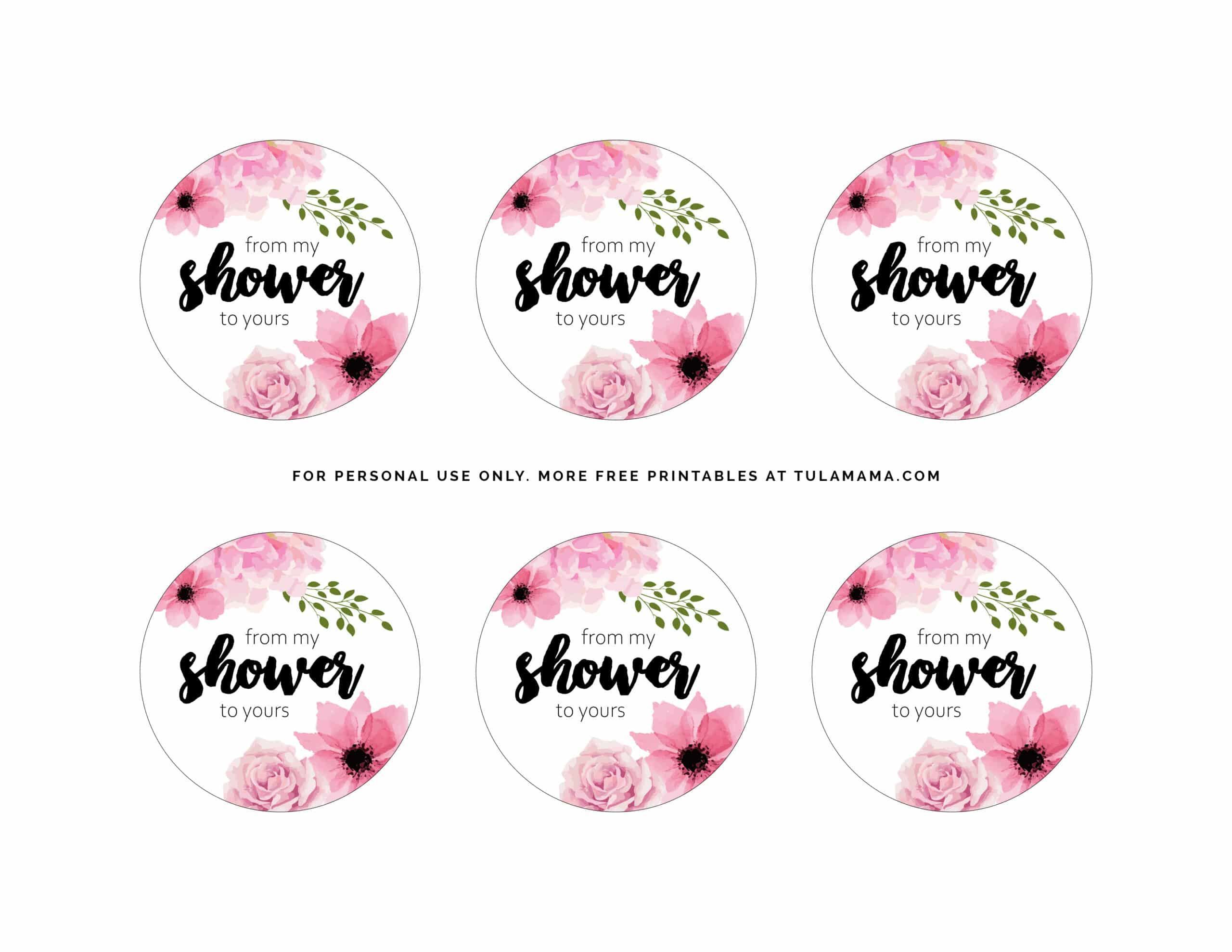 Free Printable "From My Shower To Yours" Gift Tags - Tulamama with Free Printable Baby Shower Labels And Tags