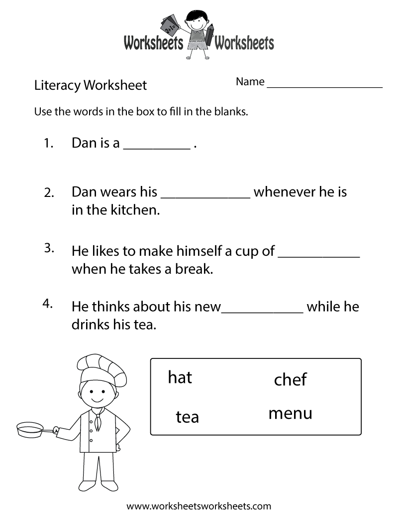 Free Printable Fun Literacy Worksheet - Worksheets Library regarding Free Printable Literacy Worksheets For Adults