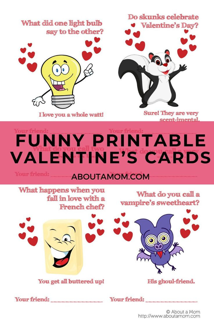 Free Printable Funny Valentine&amp;#039;S Day Cards intended for Free Printable Adult Valentines Day Cards