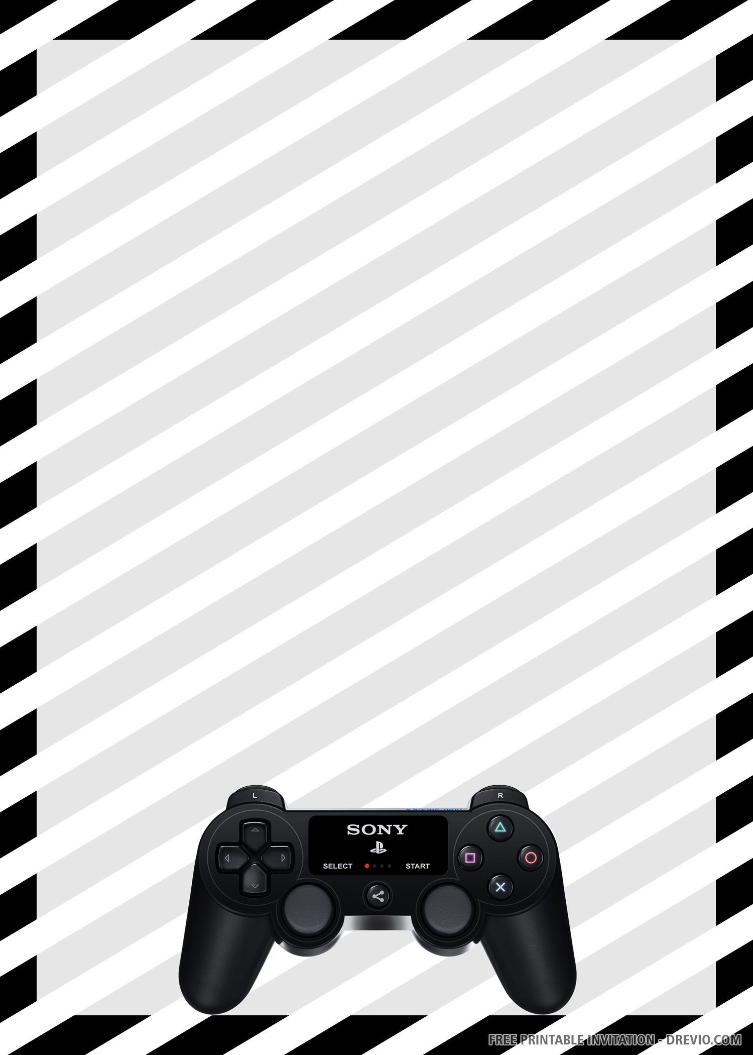 Free Printable Gamer Invitation Templates - Worksheets Library pertaining to Free Printable Video Game Party Invitations