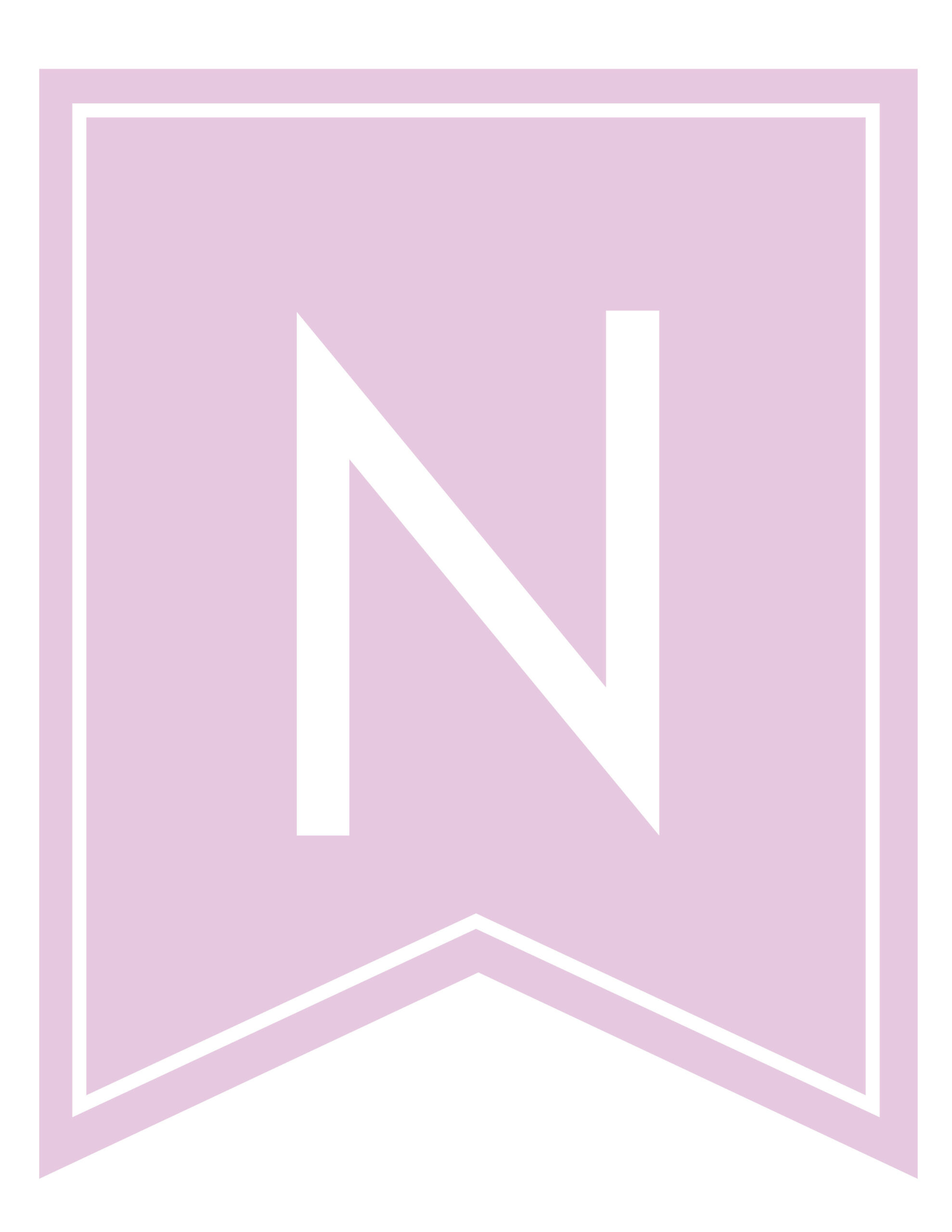 Free Printable Girls Pink Banner Letters - World Of Printables within Free Printable Pink Banner