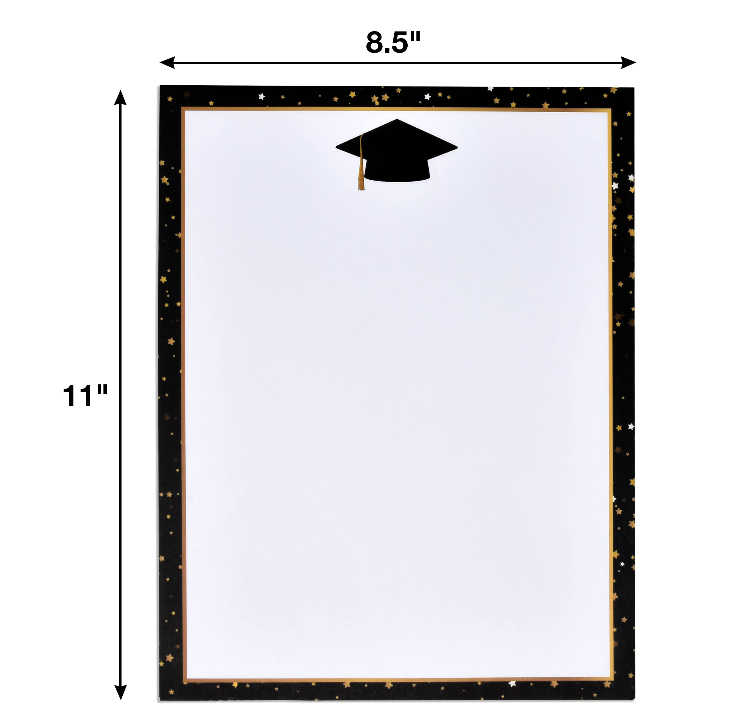 Free Printable Graduation Cap-Shaped Writing Templates intended for Free Printable Graduation Paper