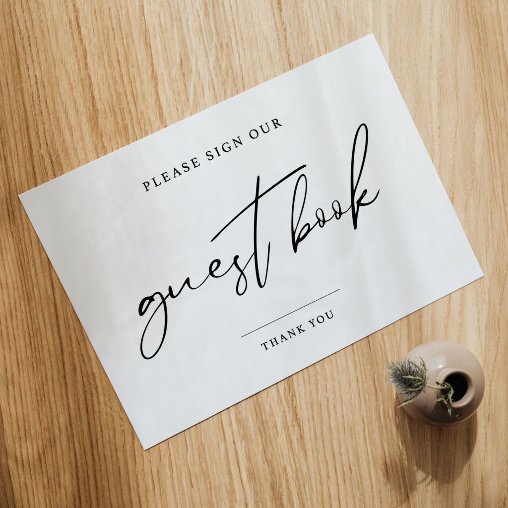Free Printable Guest Book Signs For Weddings regarding Free Printable Wedding Signs