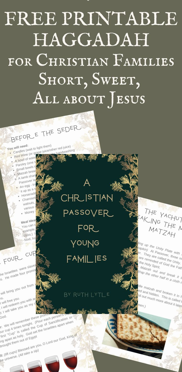 Free Printable Haggadah For A Christian Seder within Free Printable Messianic Haggadah
