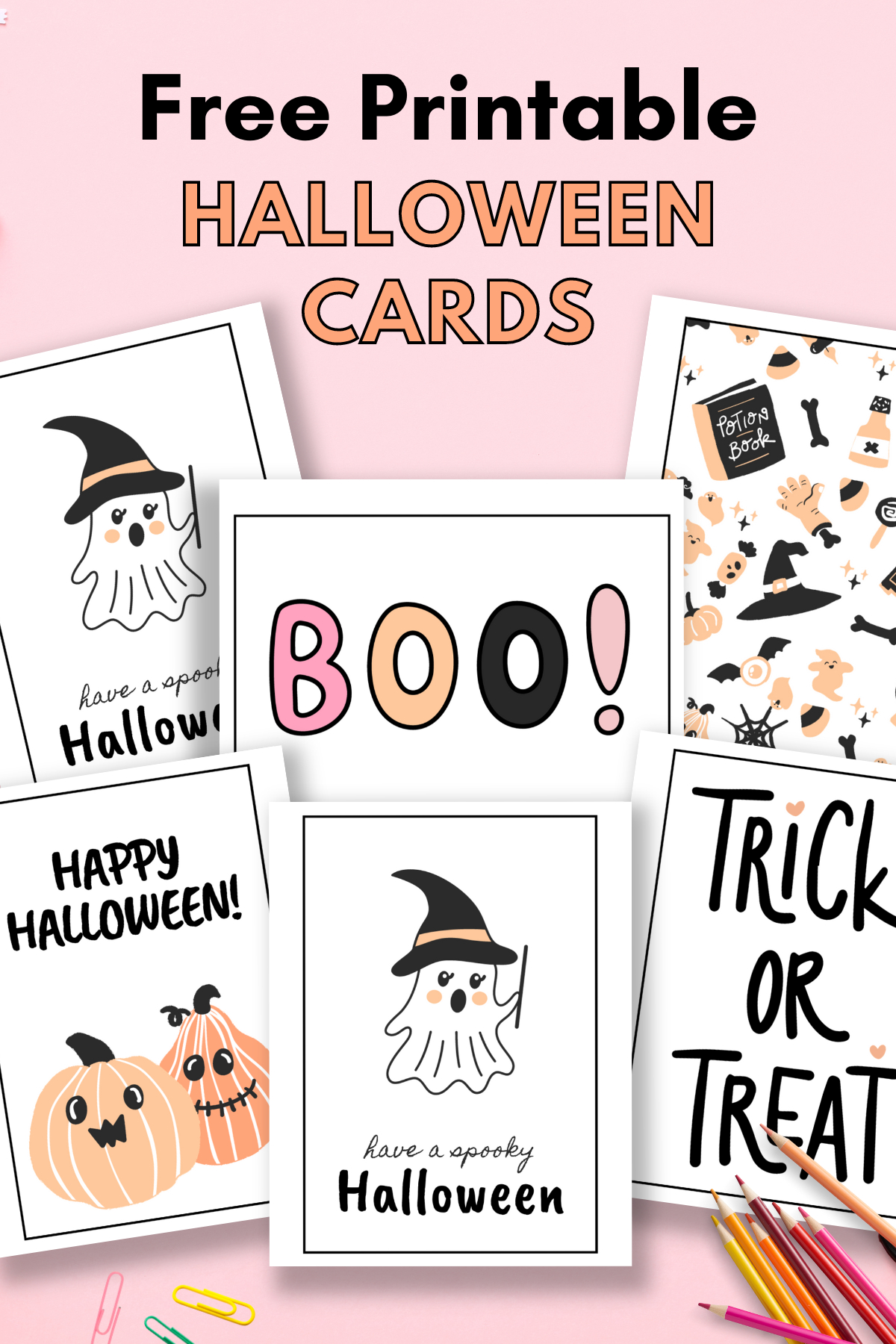 Free Printable Halloween Cards — Gathering Beauty with regard to Free Printable Halloween Cards