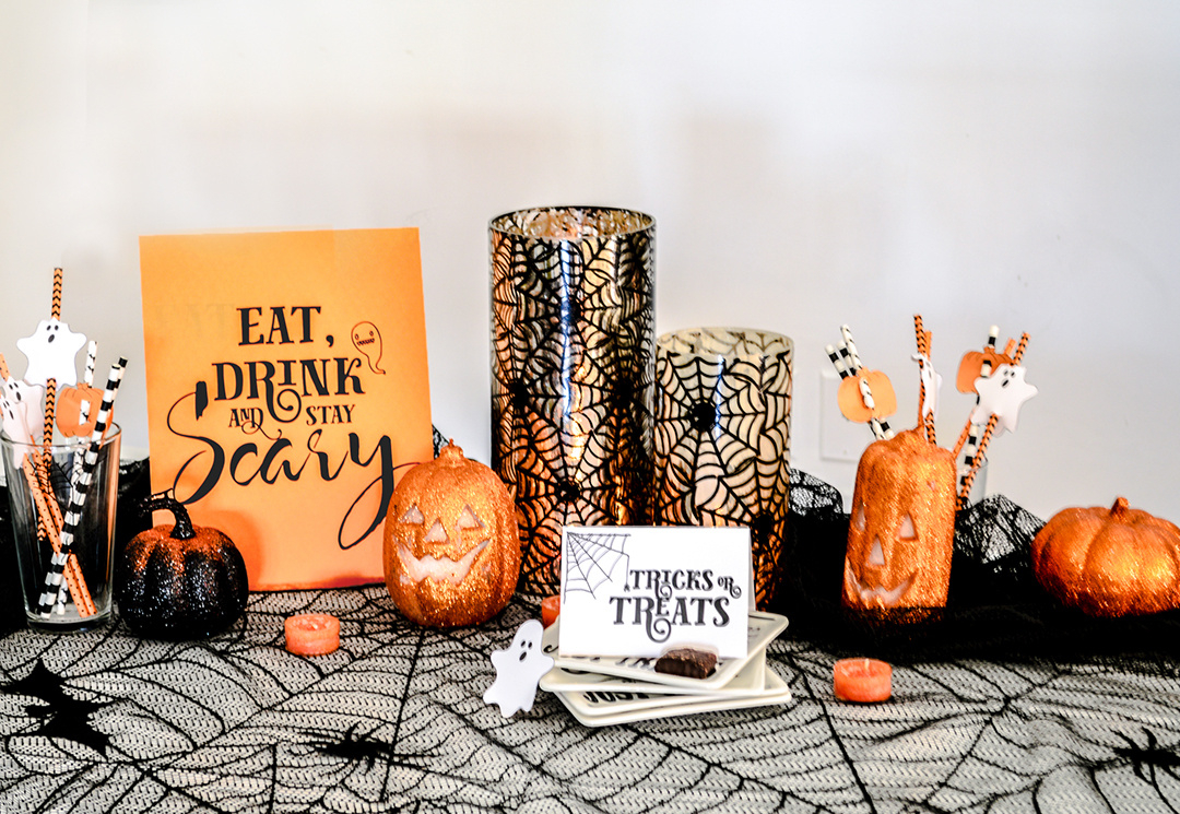 Free Printable Halloween Party Decorations - A&amp;amp;P Designs inside Free Printable Halloween Party Decorations