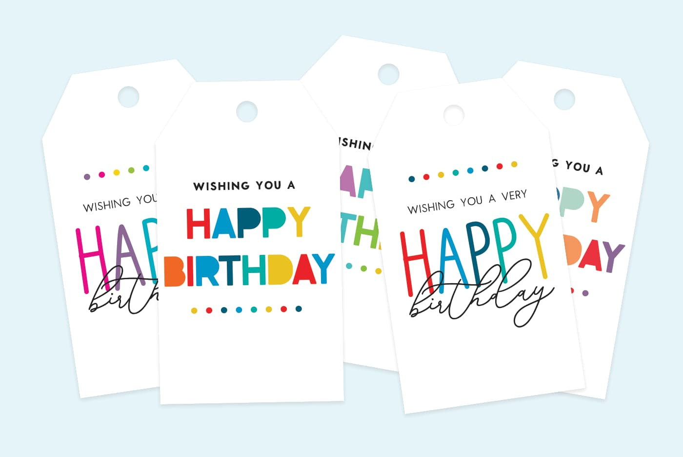 Free Printable Happy Birthday Gift Tags - Favorite Printables pertaining to Free Printable Birthday Tag Templates