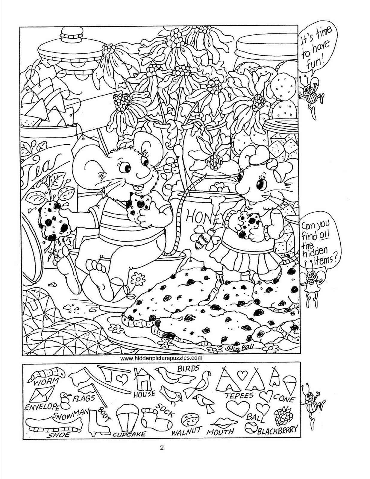 Free, Printable Hidden Picture Puzzles For Kids - Worksheets Library throughout Free Printable Fall Hidden Pictures