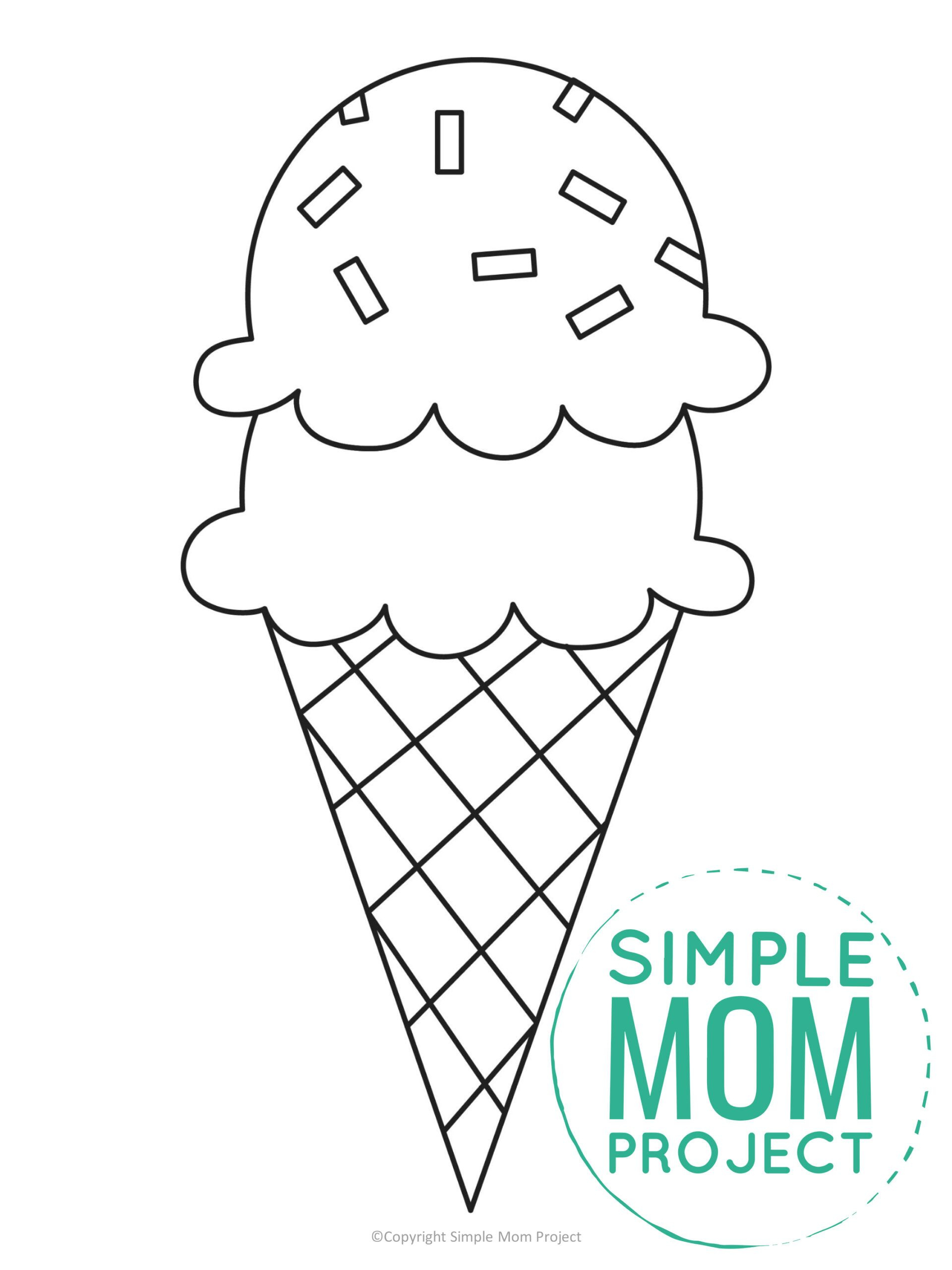 Free Printable Ice Cream Template - Worksheets Library with Free Printable Ice Cream Worksheets