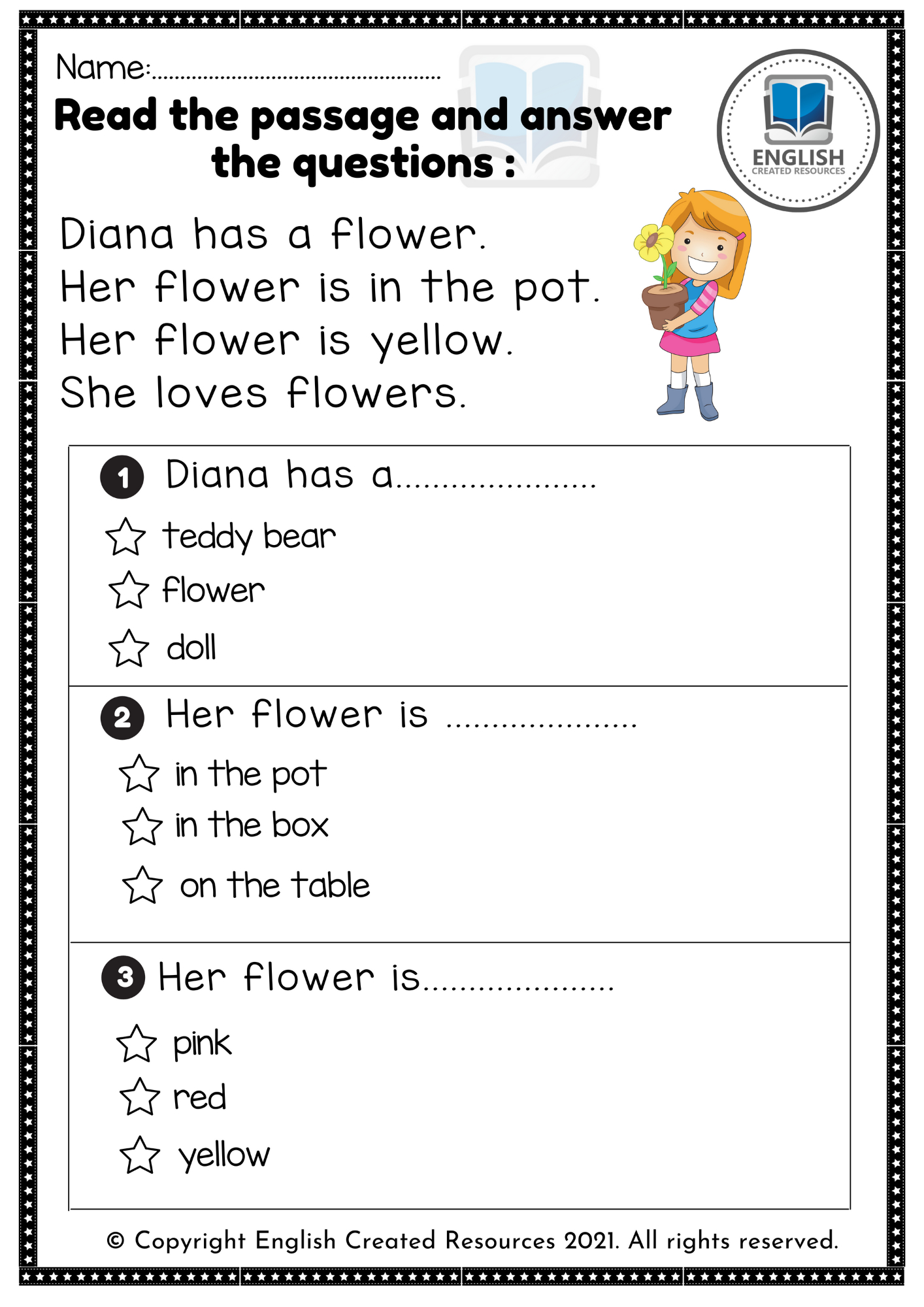 Free Printable Kindergarten Reading Comprehension Worksheets intended for Free Printable Reading Comprehension Worksheets For Kindergarten
