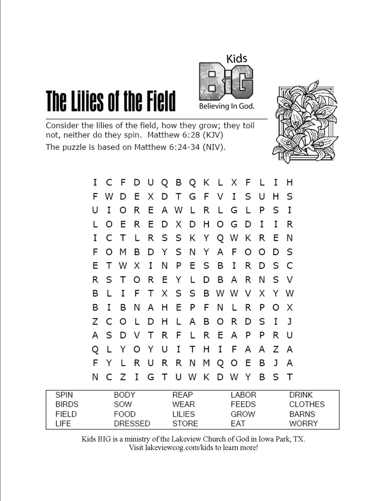 Free Printable Kjv Bible Study Lessons - Worksheets Library intended for Free Printable Bible Lessons For Youth Kjv