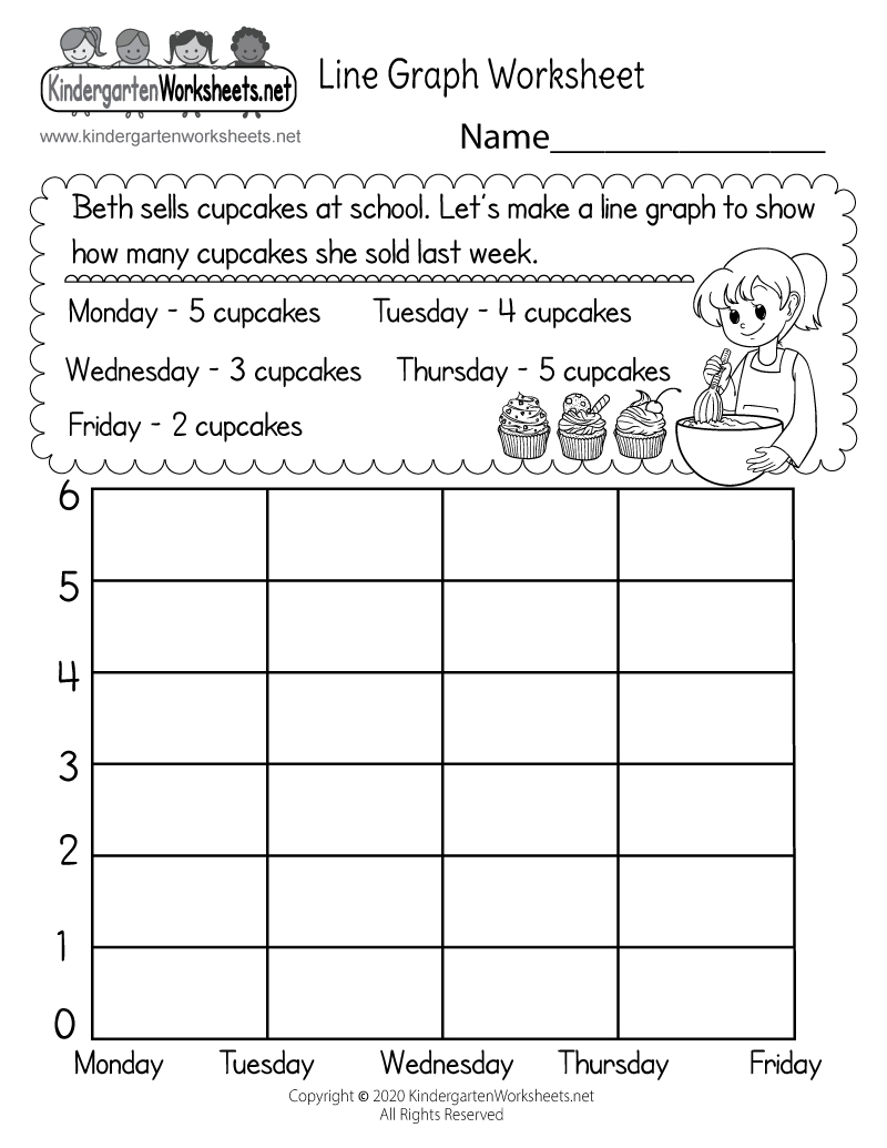 Free Printable Line Graph Worksheet with Free Printable Graphs For Kindergarten