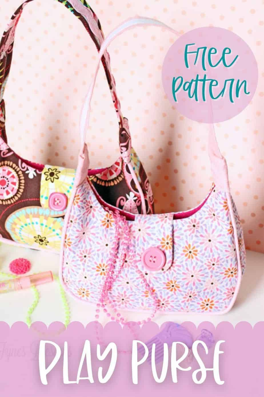 Free Printable Little Girl Purse Pattern For Beginners | Sewing within Free Printable Purse Patterns To Sew