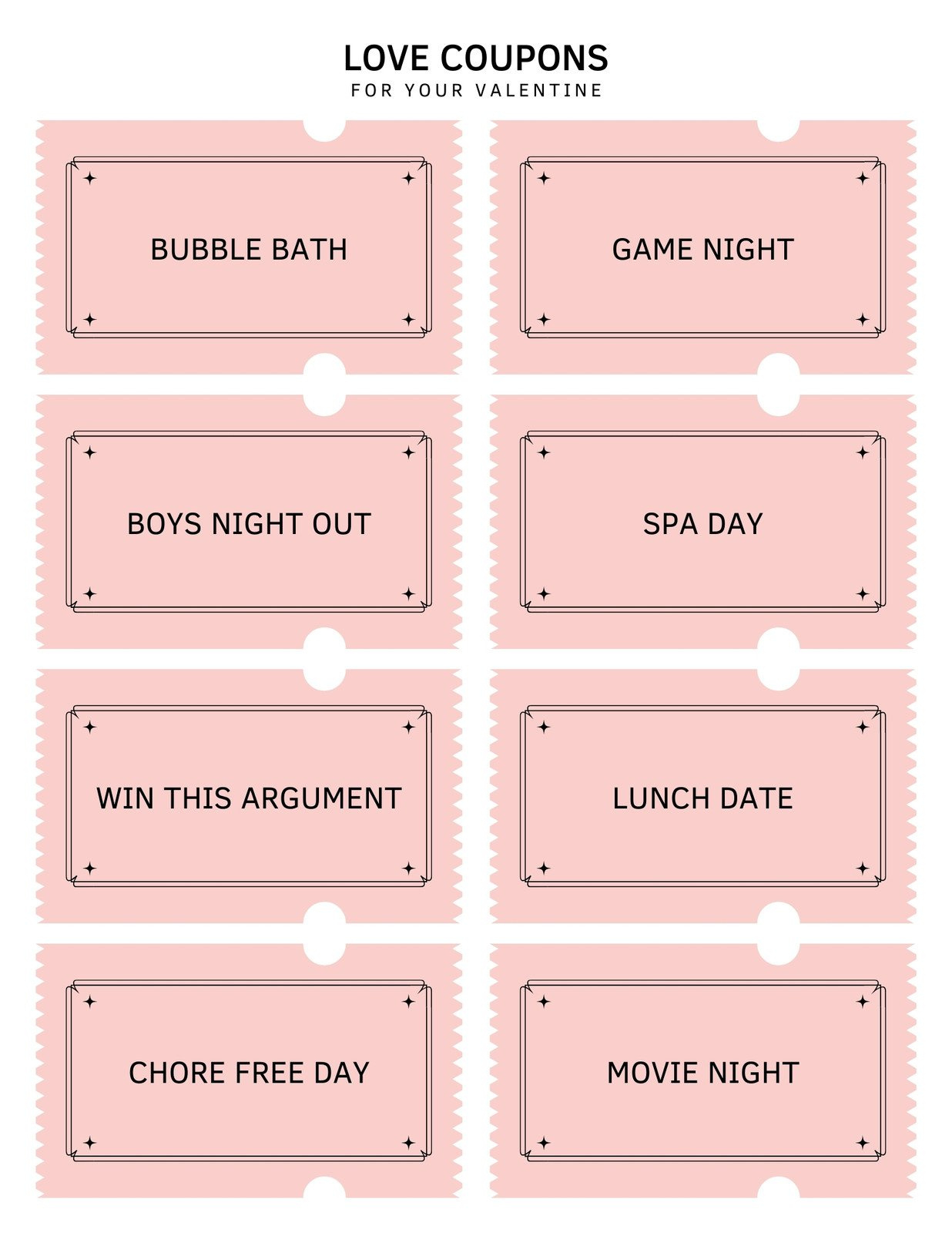 Free Printable Love Coupon Templates | Canva regarding Free Printable Coupon Book For Boyfriend