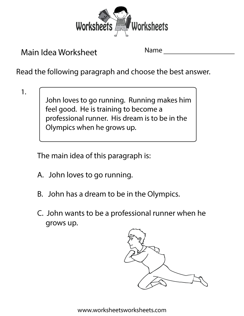 Free Printable Main Idea Practice Worksheet - Worksheets Library inside Free Printable Main Idea Worksheets