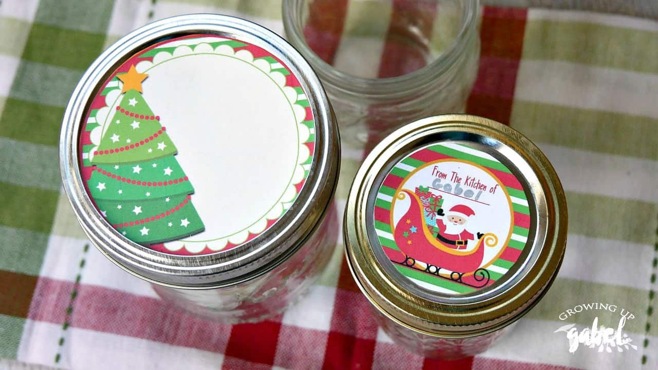 Free Printable Mason Jar Labels For Christmas Gifts pertaining to Free Printable Jar Labels Christmas