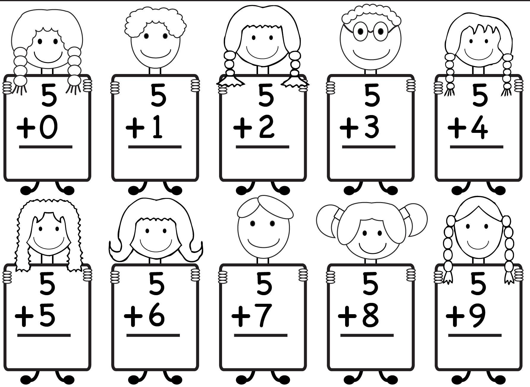 Free Printable Math Kindergarten Worksheets - Worksheets Library within Free Printable Math Worksheets For Kindergarten