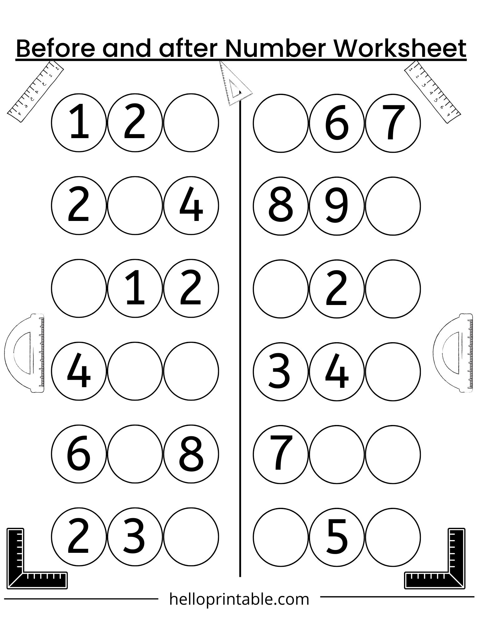 Free Printable Math Worksheets For Prek | Printable Worksheets intended for Free Printable Math Worksheets For Kindergarten