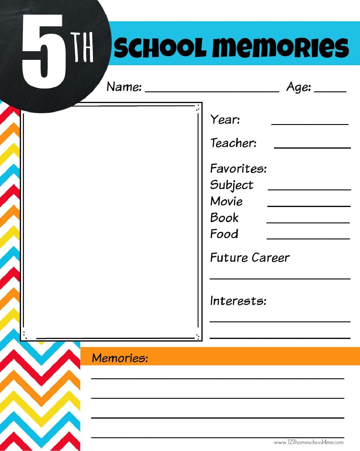 Free Printable Memory Book - 123 Homeschool 4 Me intended for Free Printable Memory Book Templates
