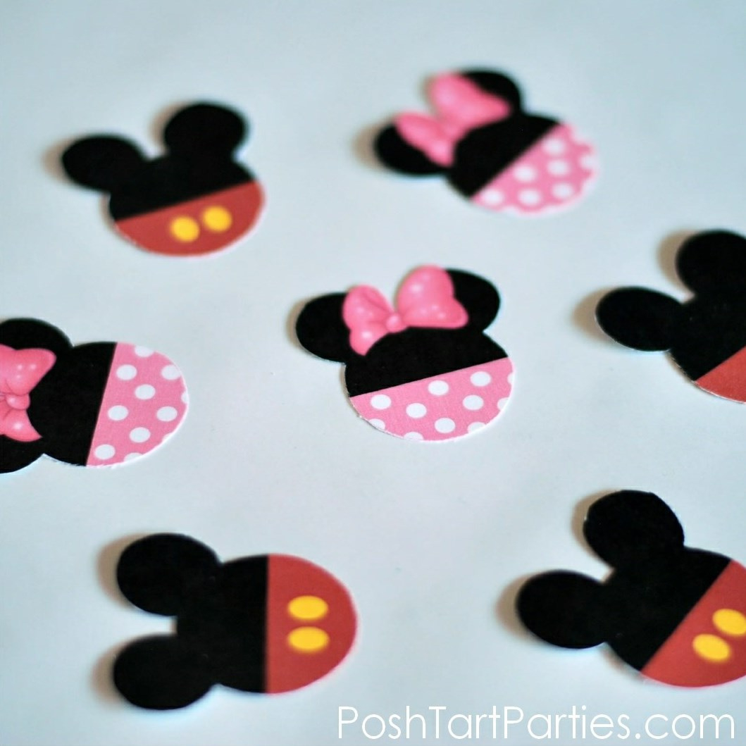 Free Printable Mickey & Minnie Mouse Cupcake Wrappers And Toppers intended for Free Printable Minnie Mouse Cupcake Wrappers