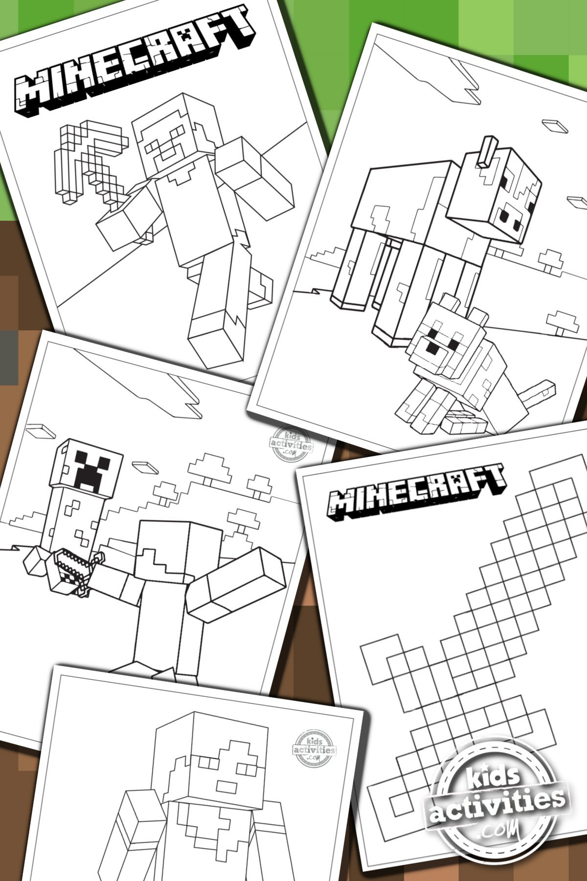 Free Printable Minecraft Coloring Pages For Kids | Kids Activities pertaining to Free Printable Minecraft Activity Pages