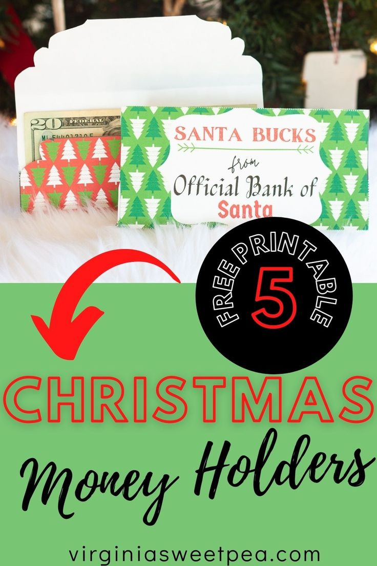 Free Printable Money Holders For Christmas within Christmas Money Wallets Free Printable