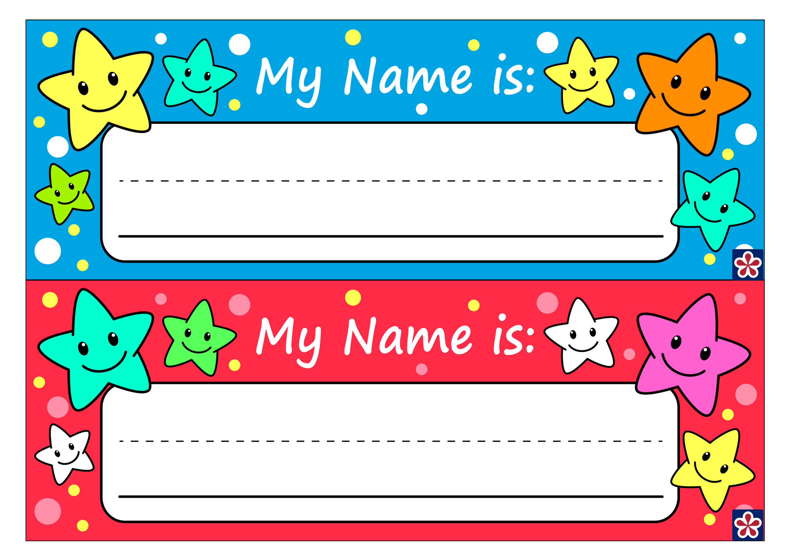 Free Printable Name Tags For Preschoolers. Teachersmag in Free Printable Name Tags For Preschoolers