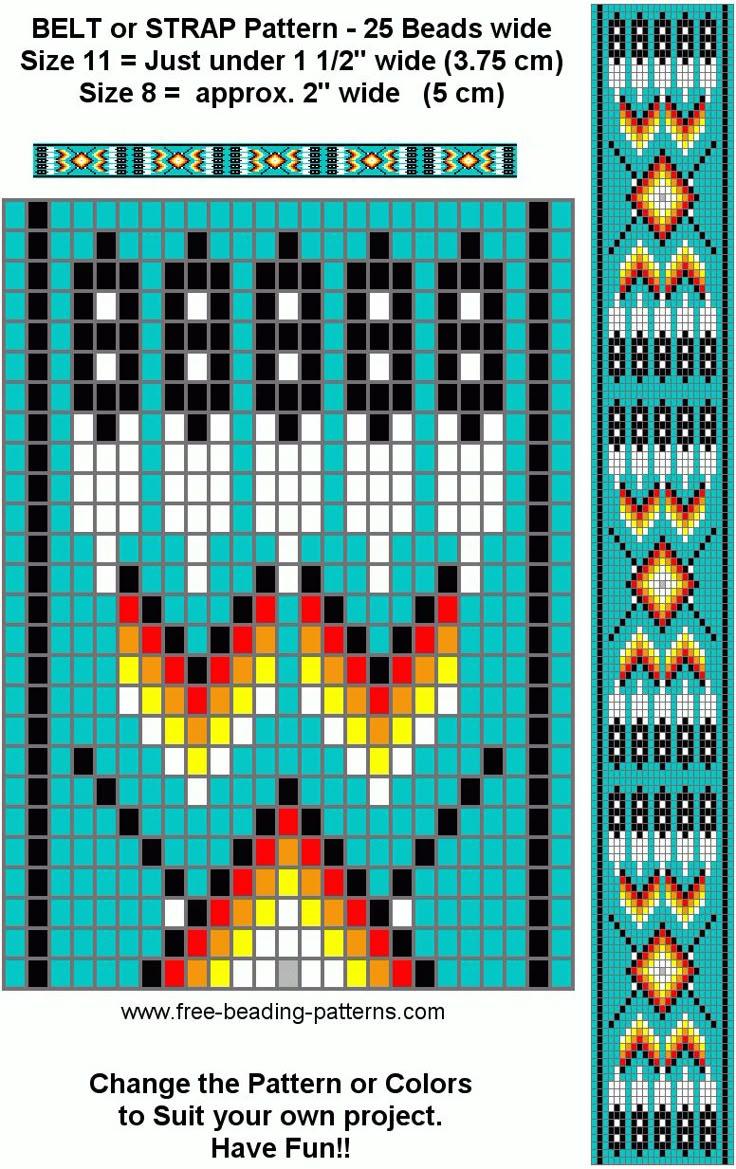 Free Printable Native American Beading Patterns - Free Printable in Free Printable Native American Beading Patterns