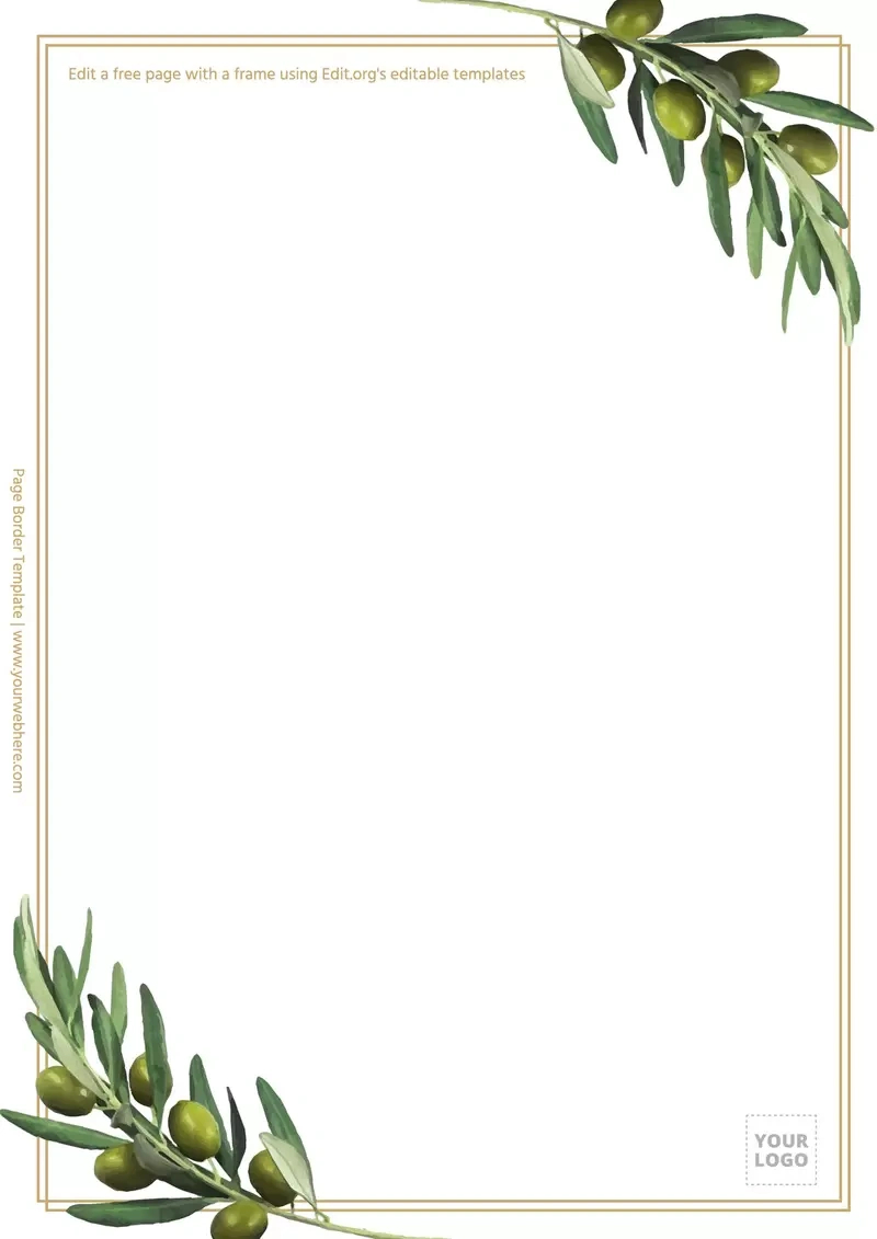 Free Printable Page Border Templates for Free Printable Borders