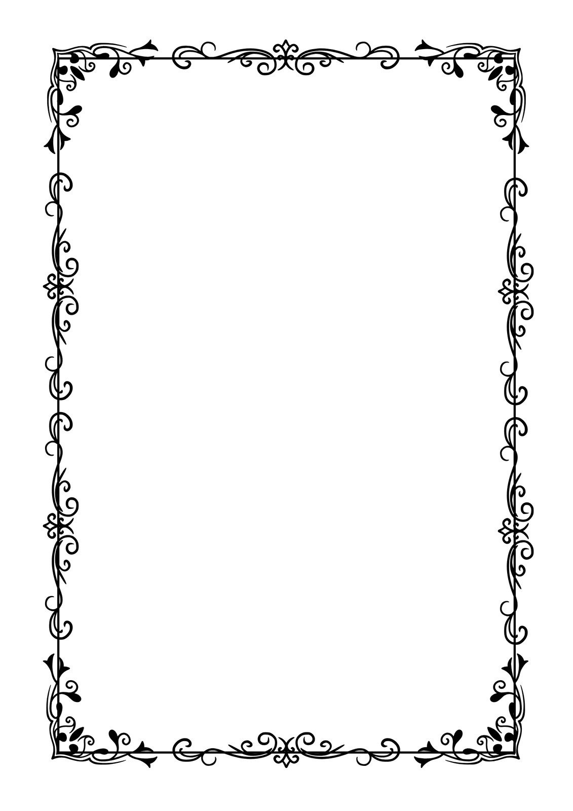 Free Printable Page Border Templates You Can Customize | Canva intended for Free Printable Borders