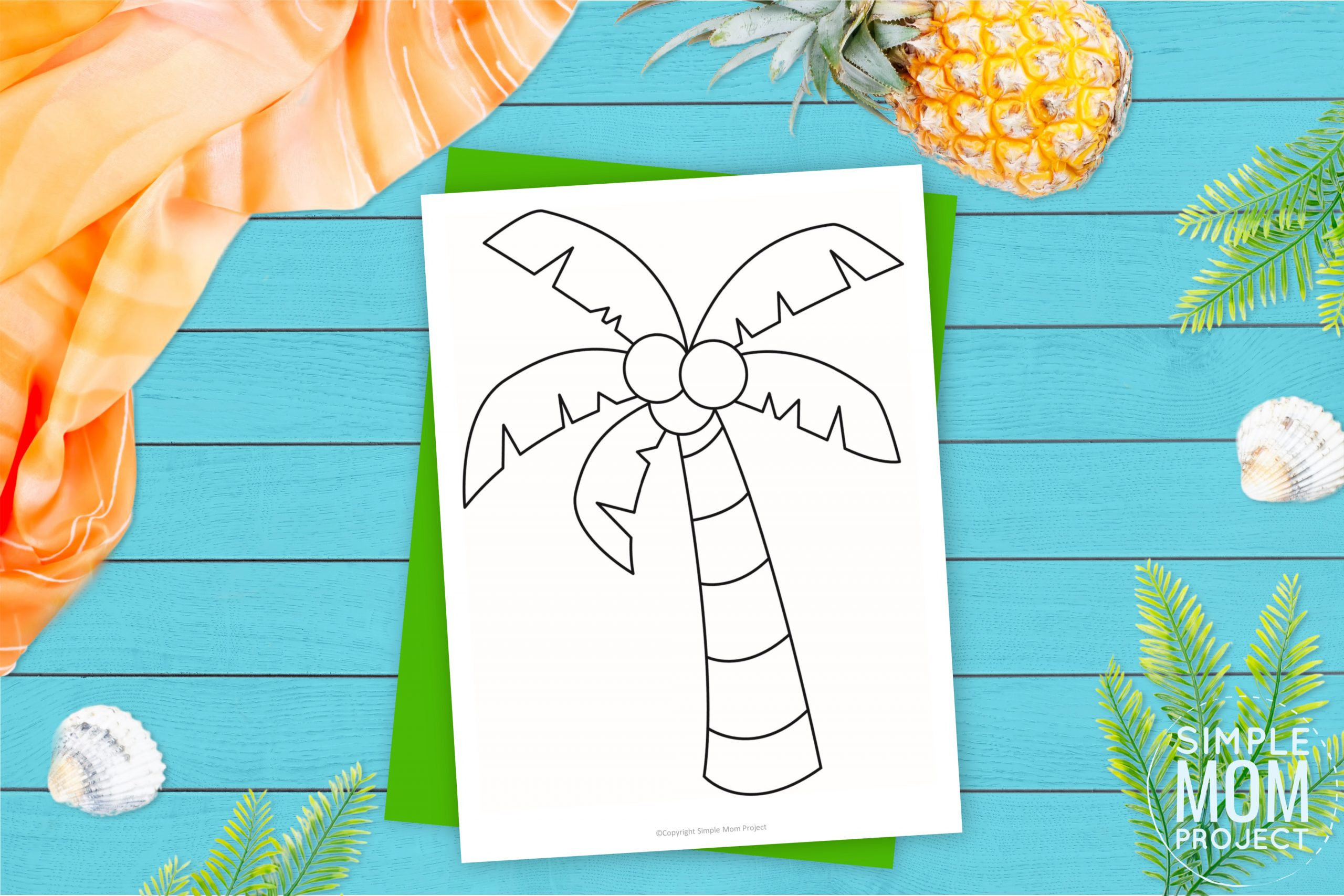 Free Printable Palm Tree Template - Simple Mom Project for Free Printable Palm Tree Template