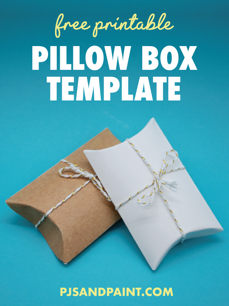 Free Printable Pillow Box Template | Diy Gift Box - Pjs And Paint regarding Gift Box Templates Free Printable