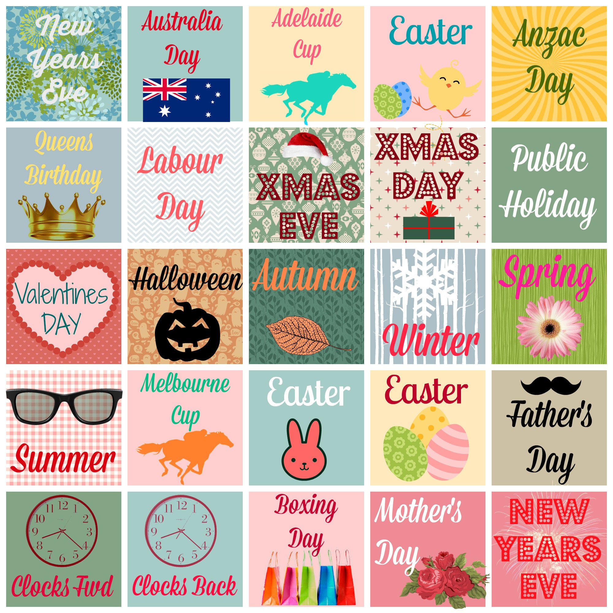 Free Printable Planner/Diary Stickers {Australian Occasions intended for Free Printable Stickers
