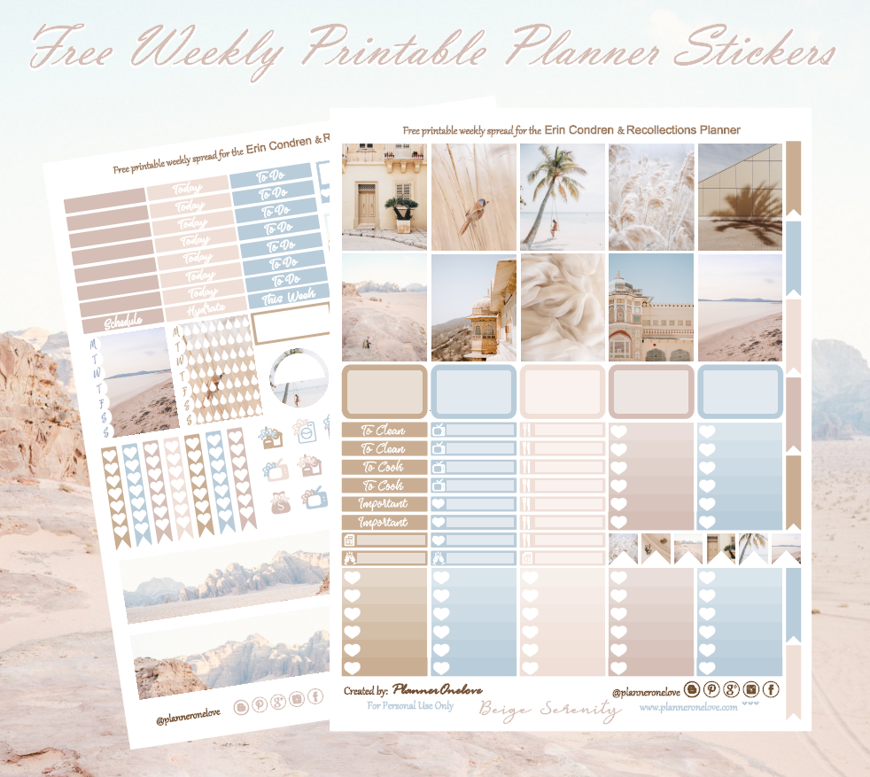 Free Printable Planner Stickers For Erin Condren & Recollections with Printable Erin Condren Stickers Free