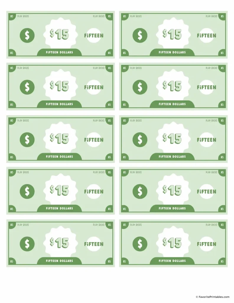 Free Printable Play Money For Kids - Favorite Printables with regard to Free Printable Game Money