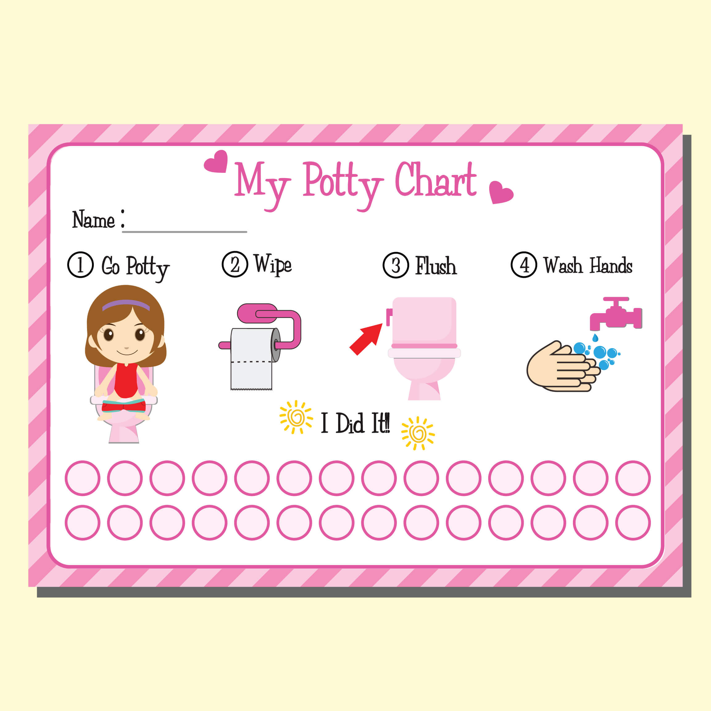 Free Printable Potty Training Charts (Tried-And-True) for Free Printable Potty Training Books For Toddlers