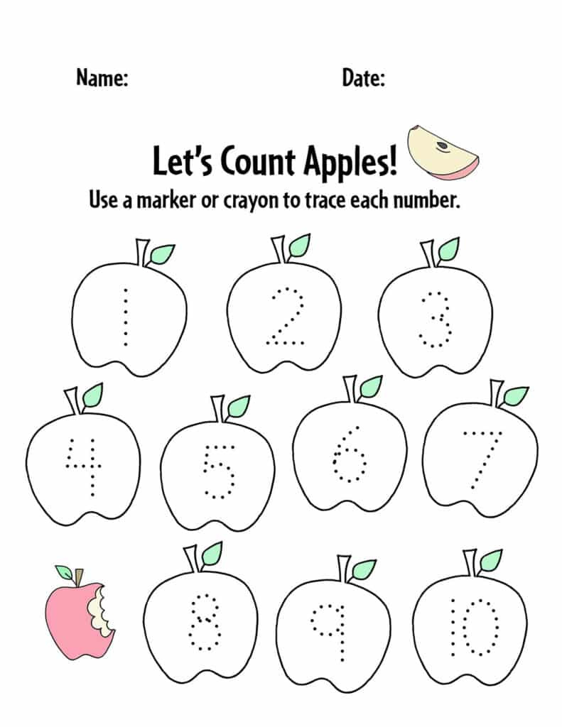 Free Printable Preschool Worksheets! ⋆ The Hollydog Blog for Free Printable Pre K Activities