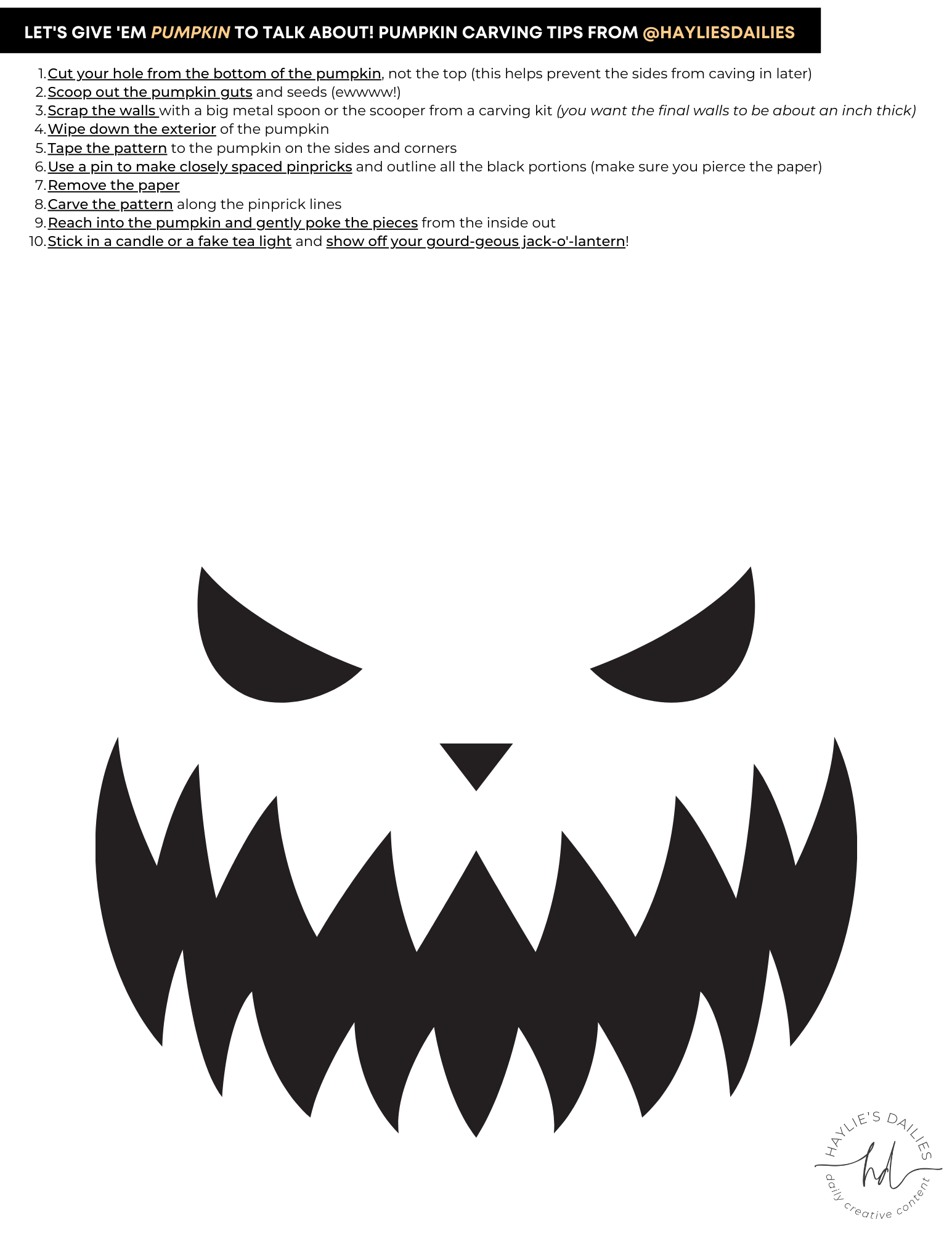 Free Printable Pumpkin Carving Patterns For The Most Boo-Tiful inside Jack O Lantern Templates Printable Free