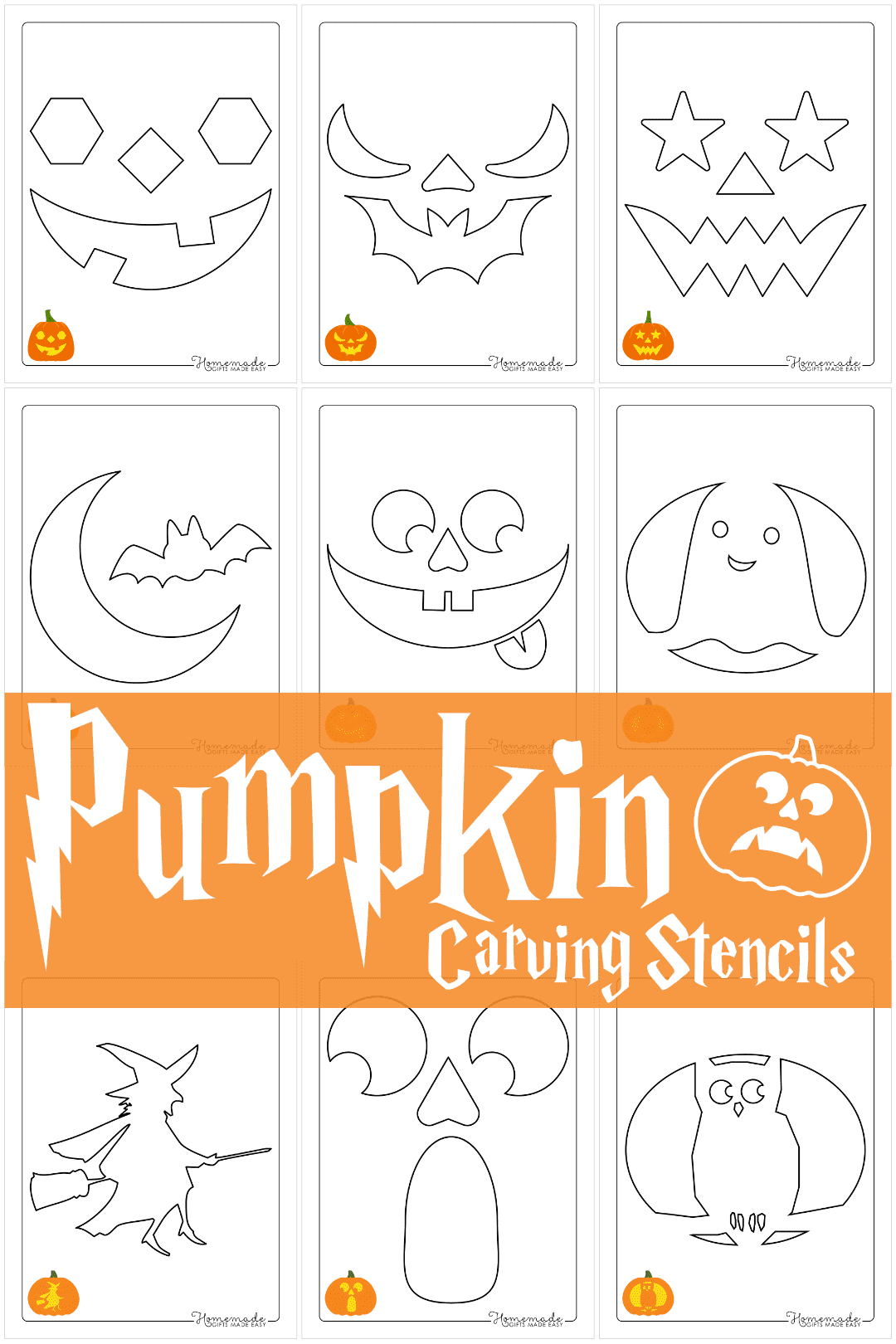 Free Printable Pumpkin Carving Stencils &amp;amp; Templates For Halloween with Pumpkin Carving Patterns Free Printable