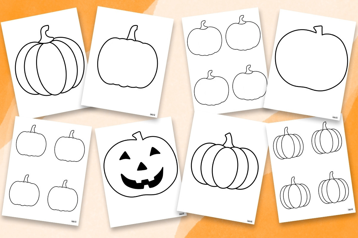 Free Printable Pumpkin Templates with regard to Free Printable Pumpkin Templates