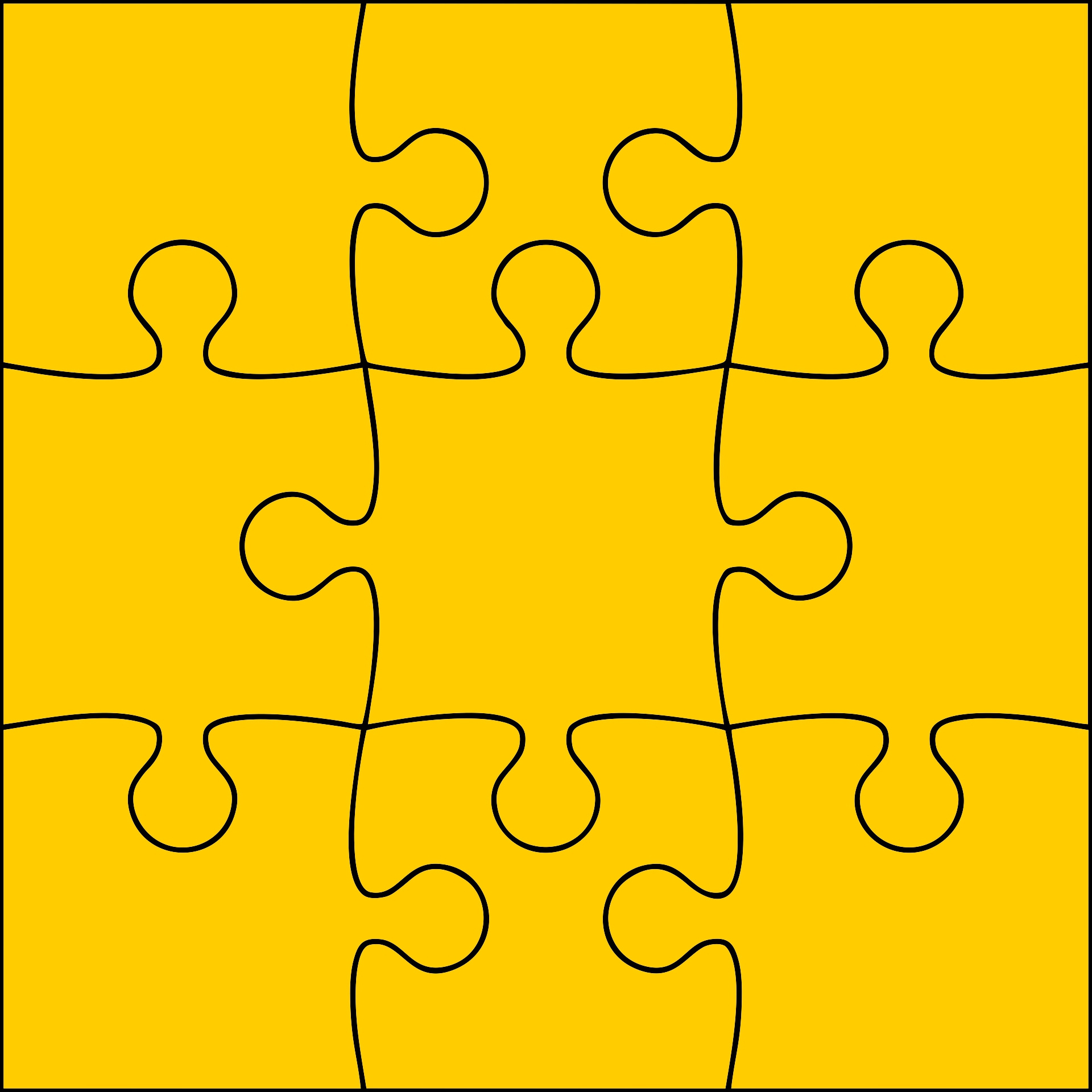 Free Printable Puzzle Piece Templates [Pdf] 4, 12, 24 Piece inside Free Blank Printable Puzzle Pieces