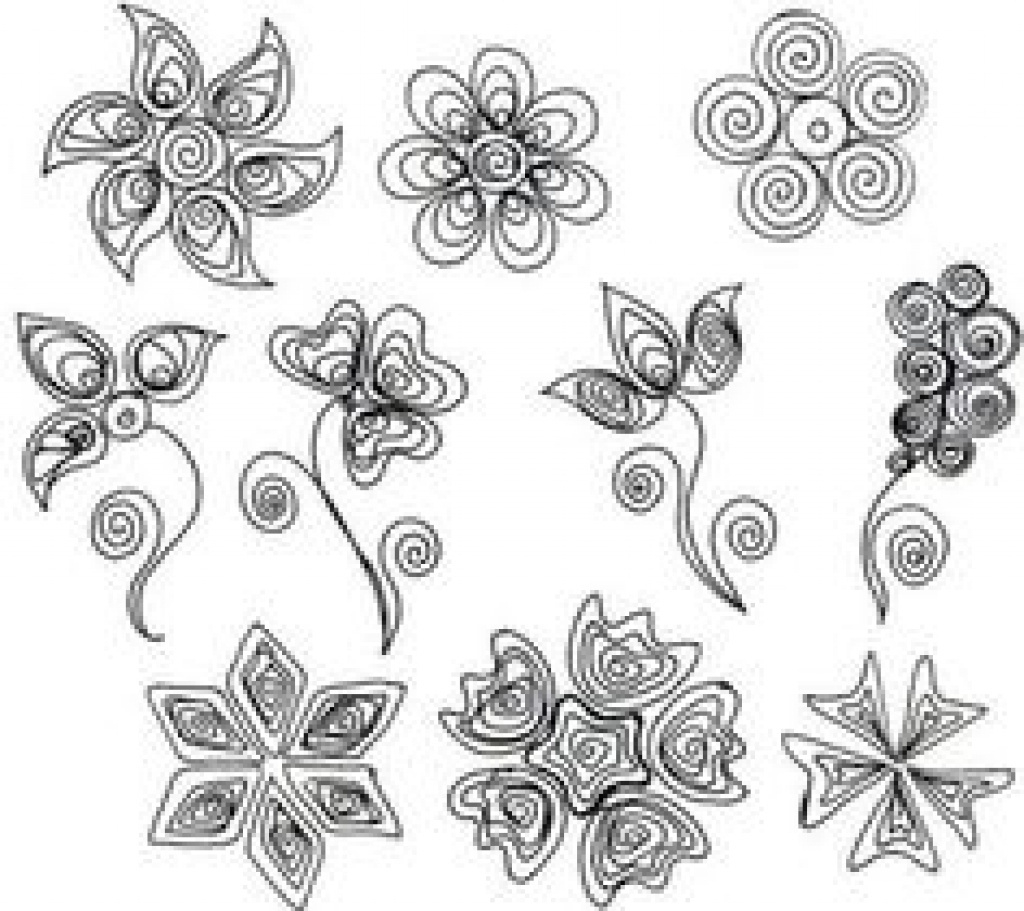 Free Printable Quilling Patterns For Beginners - Printable in Free Printable Quilling Patterns Designs