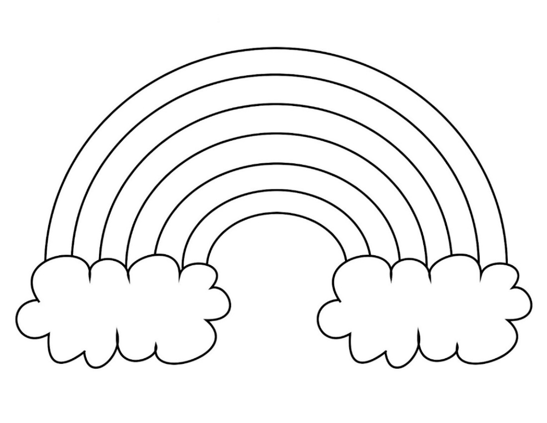 Free Printable Rainbow Coloring Pages 🌈 - What Mommy Does with Free Printable Rainbow Pictures
